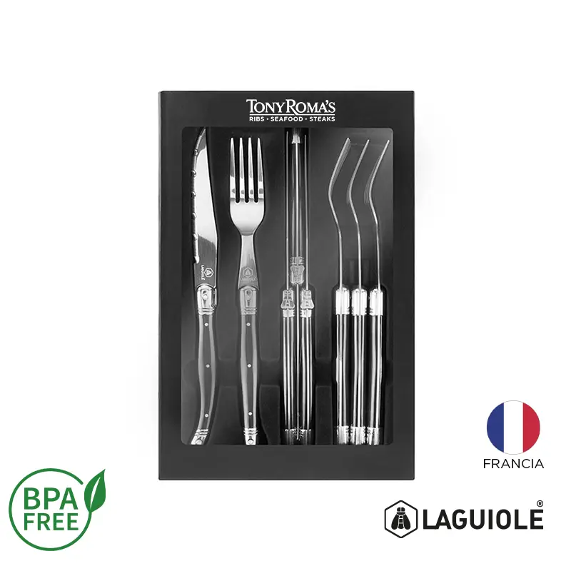 Set de 8 Cubiertos Laguiole