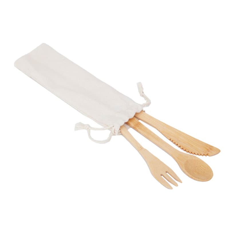 Set Cutlery Bamboo 2