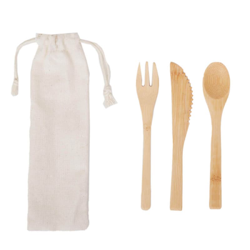 Set Cutlery Bamboo 5