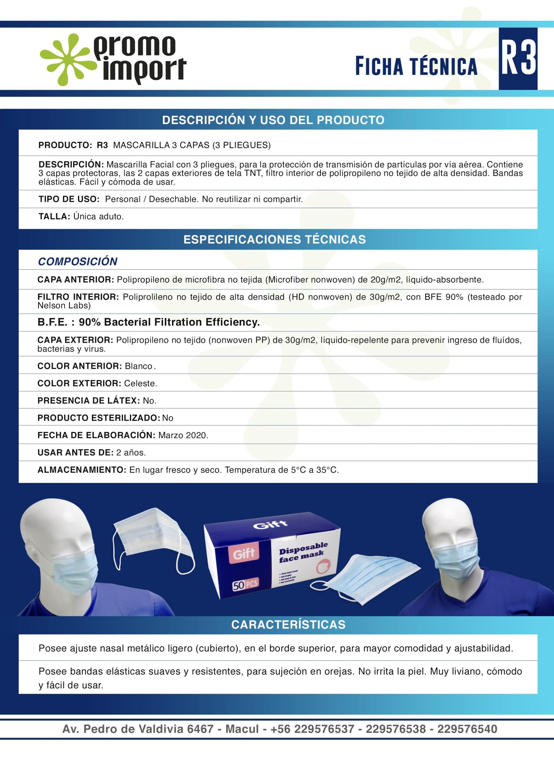 50 mascarillas de 3 capas No-médica 5