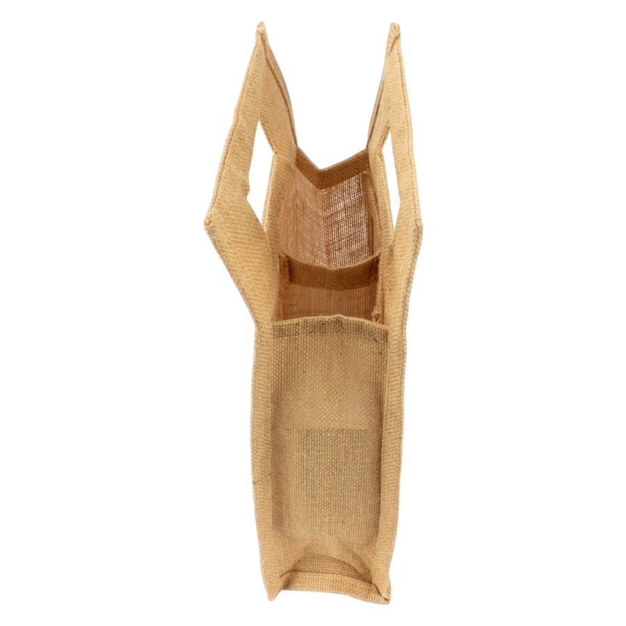 Bolsa Yute 2 Botellas de Vino 3