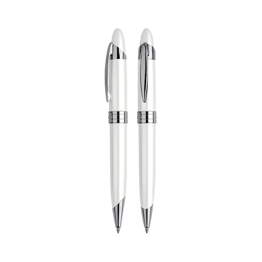 Bolígrafo Metálico White Pearl 3