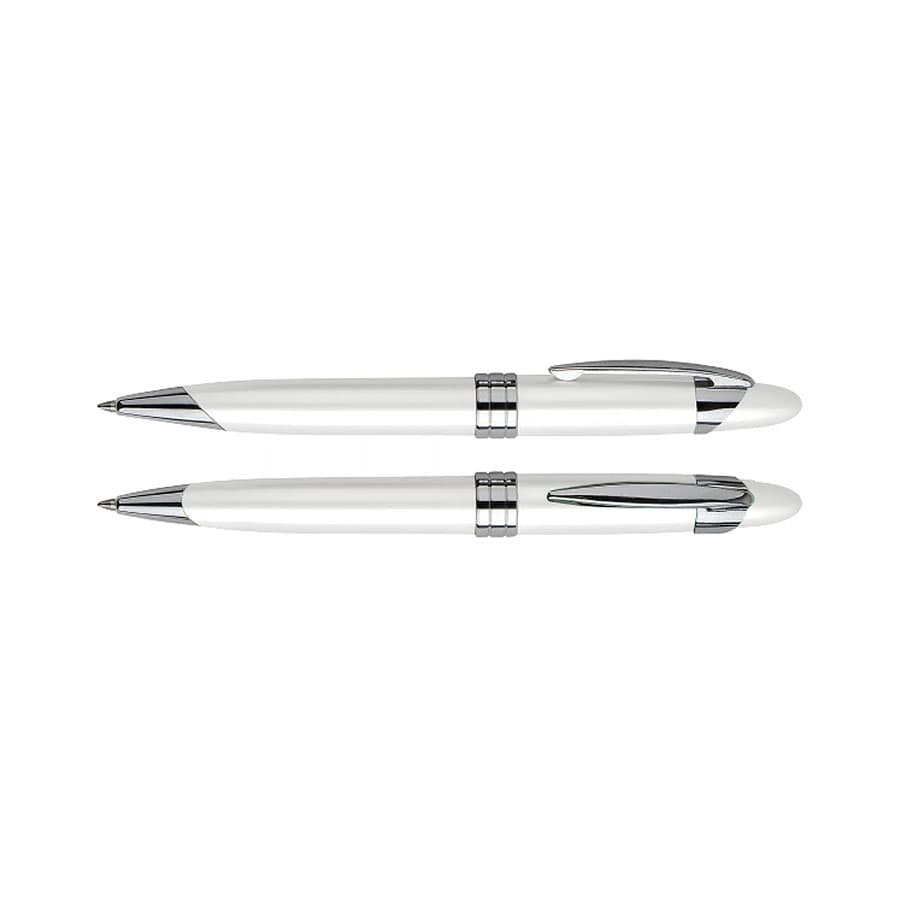 Bolígrafo Metálico White Pearl 2