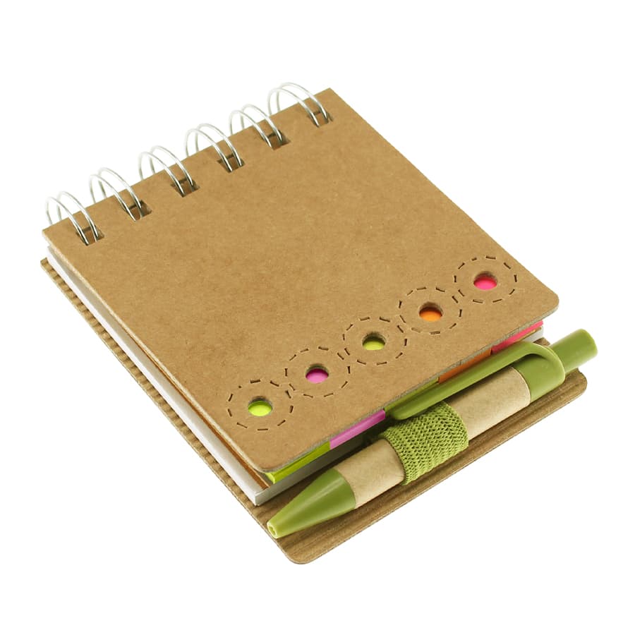Memo Set Ecológico con Bolígrafo 3