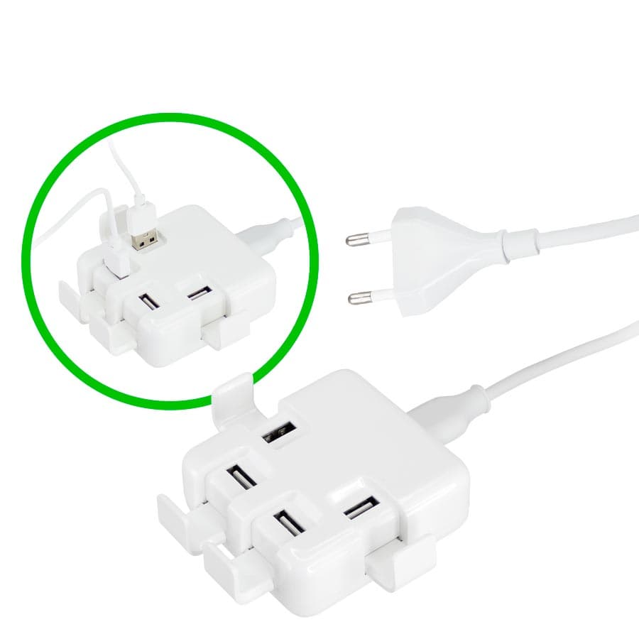 Hub USB 4 Puertos Power Strip 2