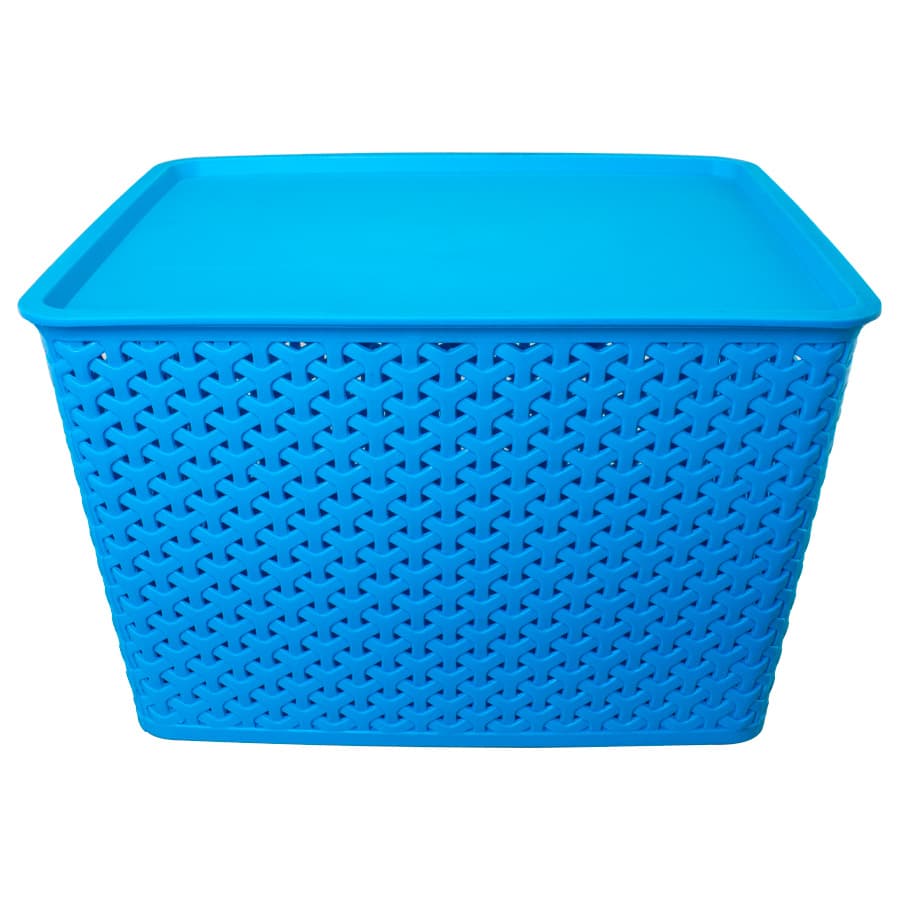 Canasto plástico 24 lt con tapa 3
