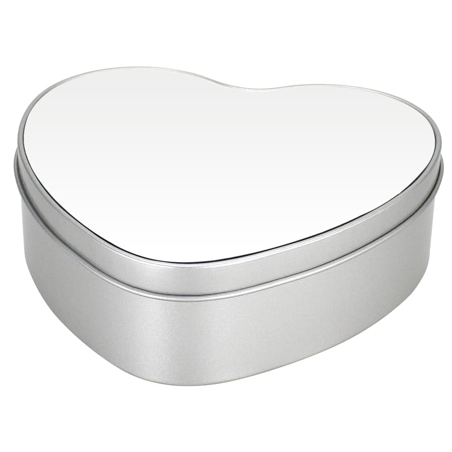 Caja Metálica Corazón Sublimación 2