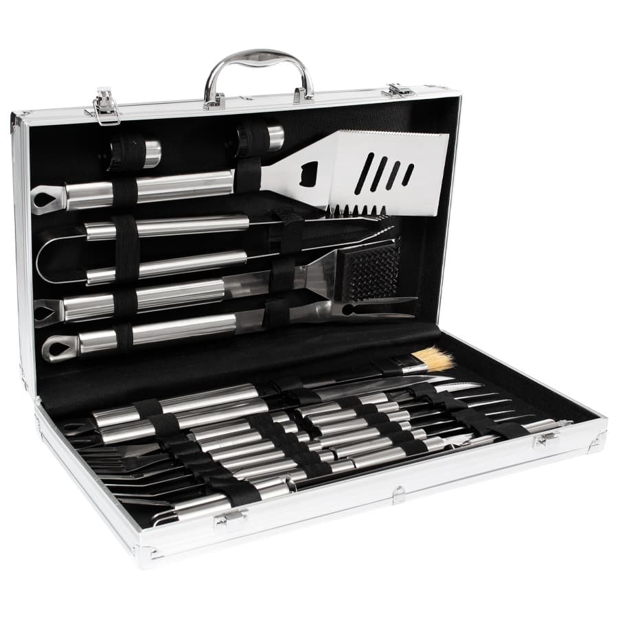 BBQ Set Metálico de 24 piezas