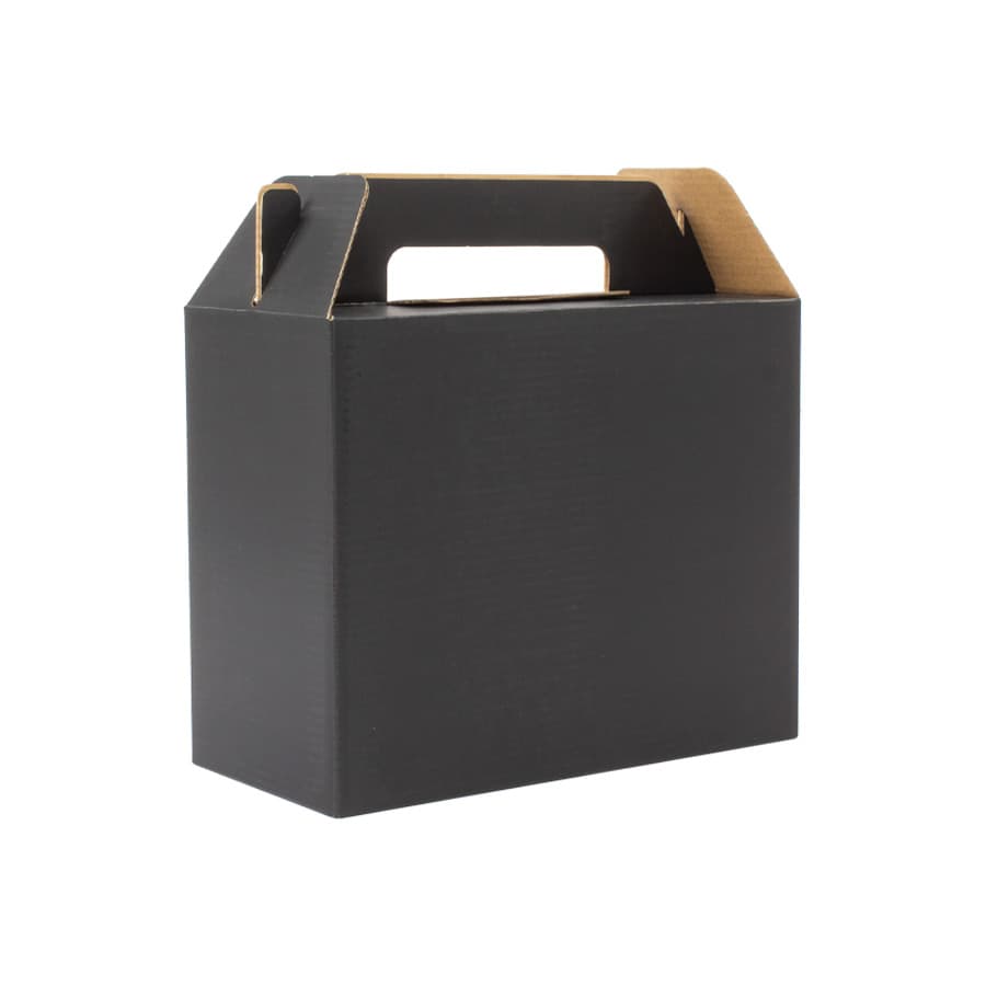 Caja autoarmable con asas, 25x20x12 cm 2