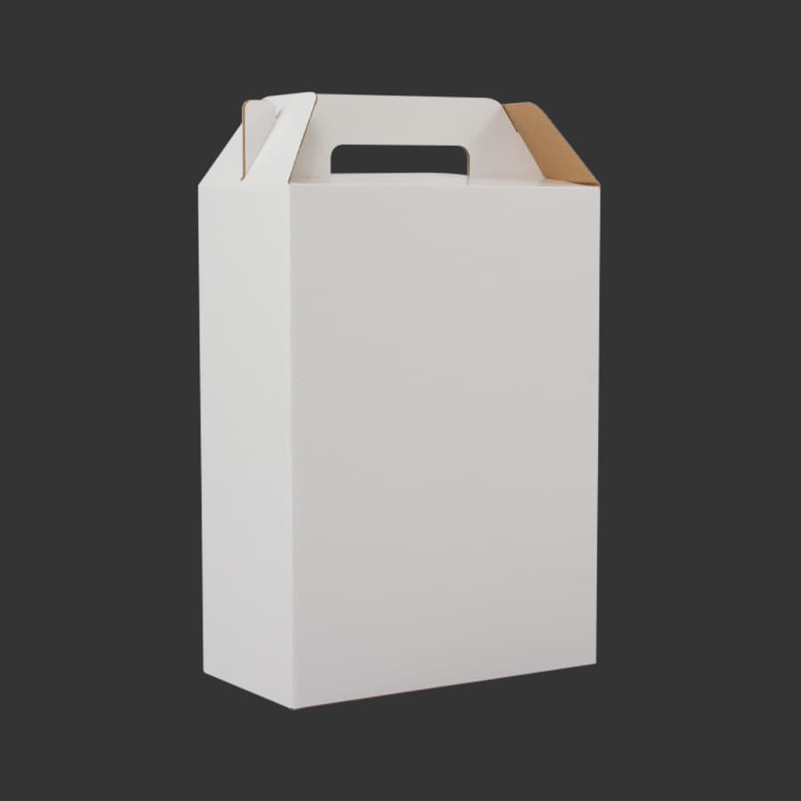 Caja autoarmable con asas, 26x35x13 cm 3