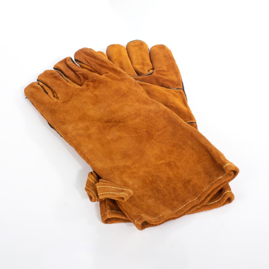 Par de Guantes de Cuero Gamuza 5