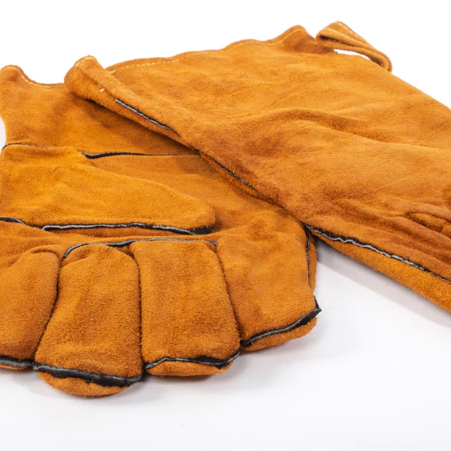 Par de Guantes de Cuero Gamuza 3