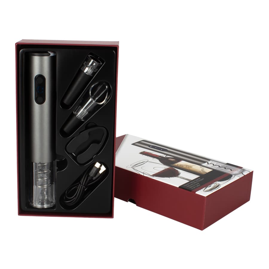 Deluxe USB Set de Vino Eléctrico 3