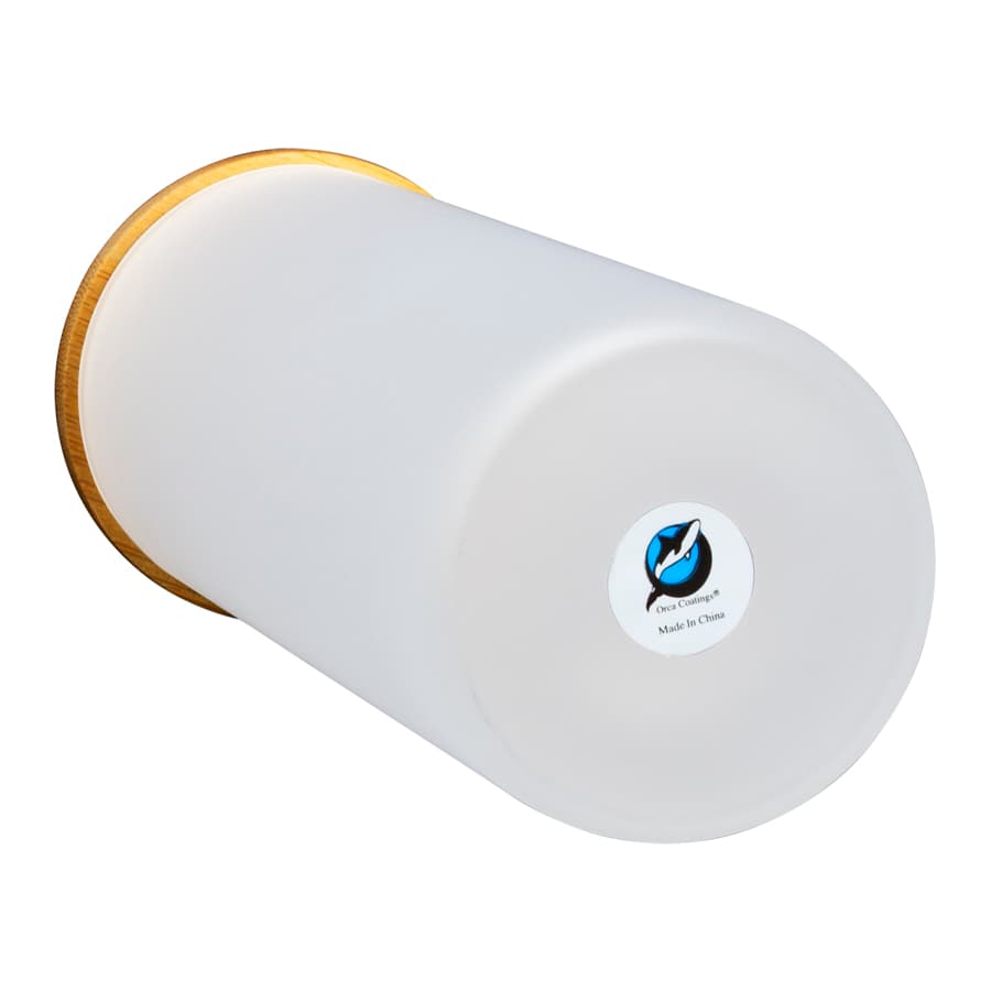 Botella Vidrio Borosilicato Sublimación, tapa Bamboo 500cc 4
