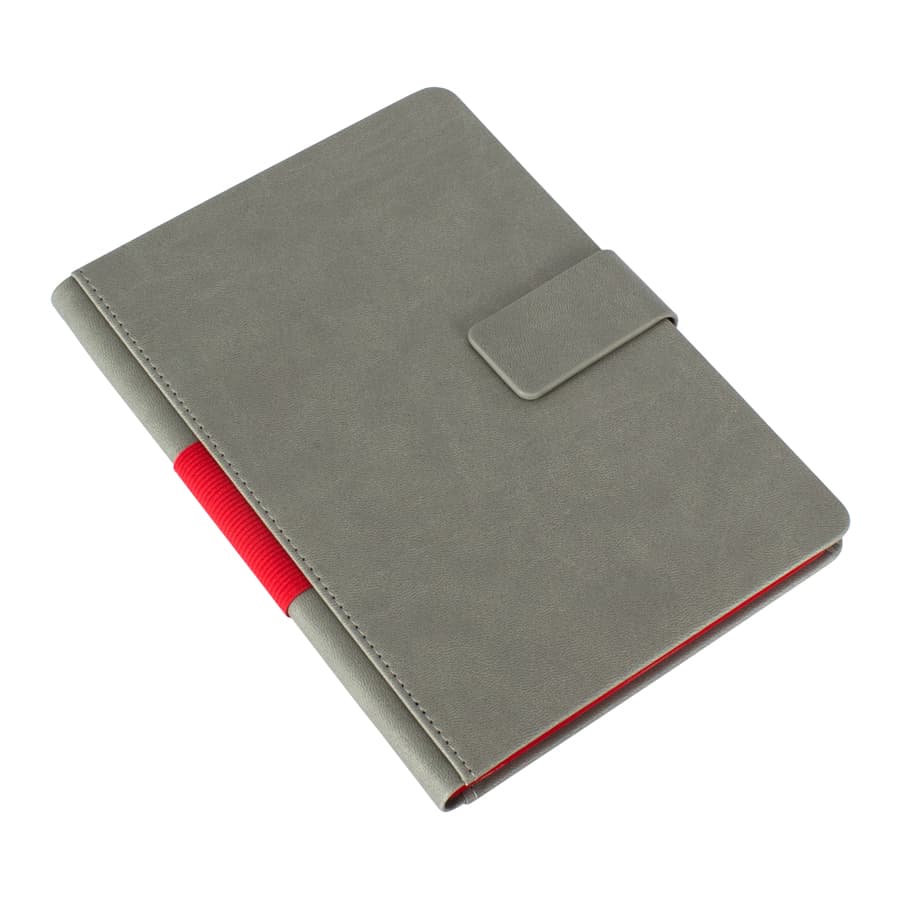 Cuaderno Gris cierre imantado 5