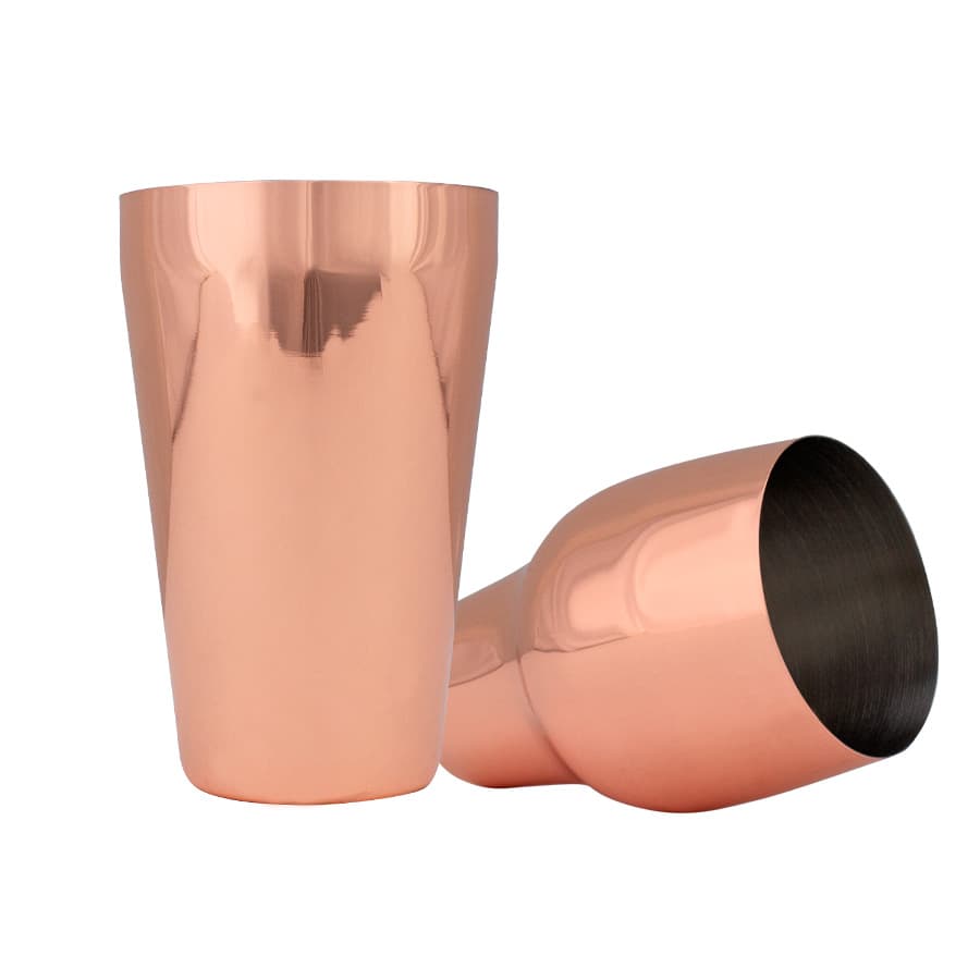 Set de Cóctel metálico Encobrizado 2
