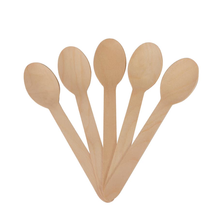 Bolsa 100 cucharas de madera 3
