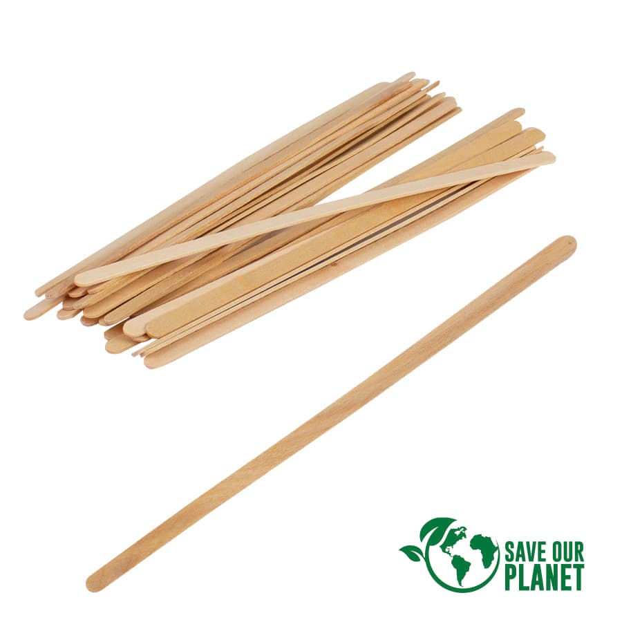 Bolsa 1.000 palitos revolvedores de madera