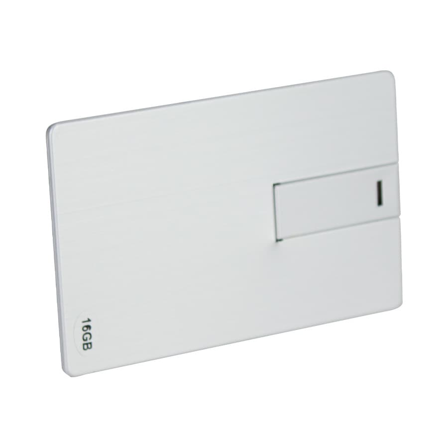 USB Pendrive 16GB Credit Card plateado. 2