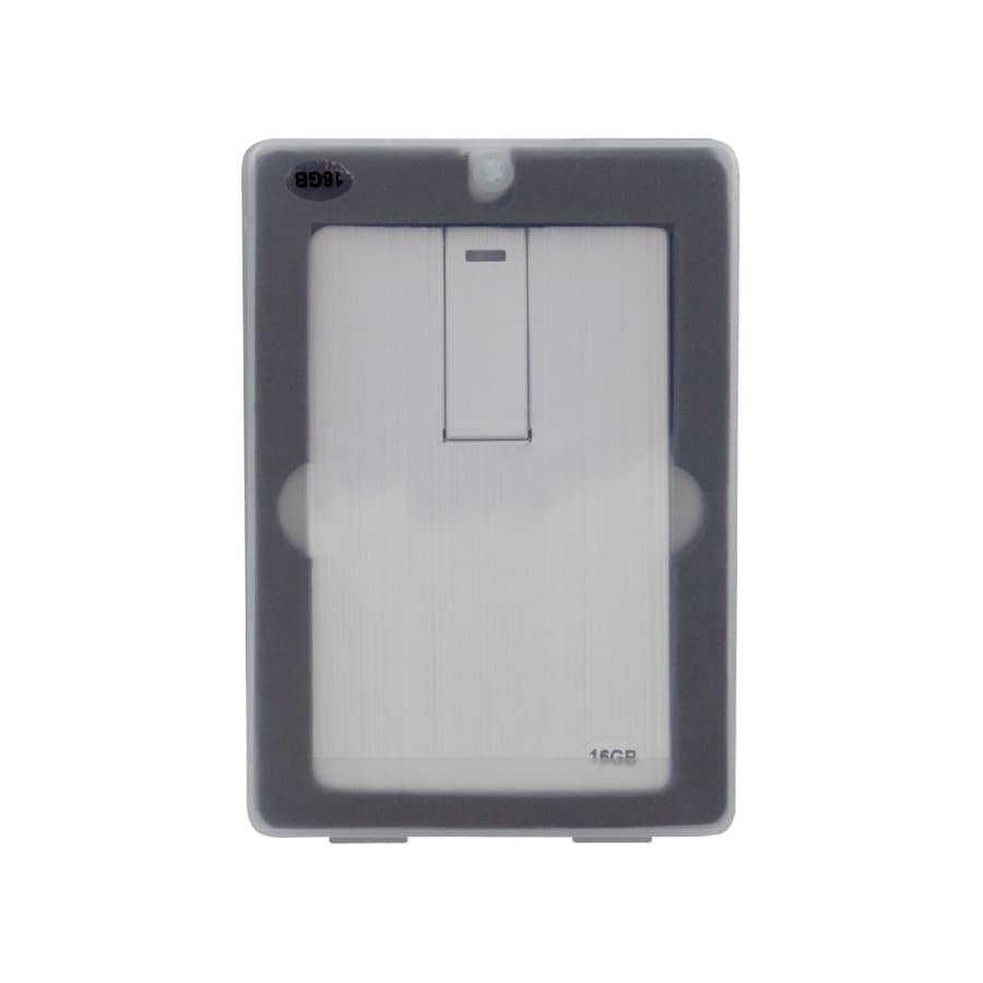 USB Pendrive 16GB Credit Card plateado. 4