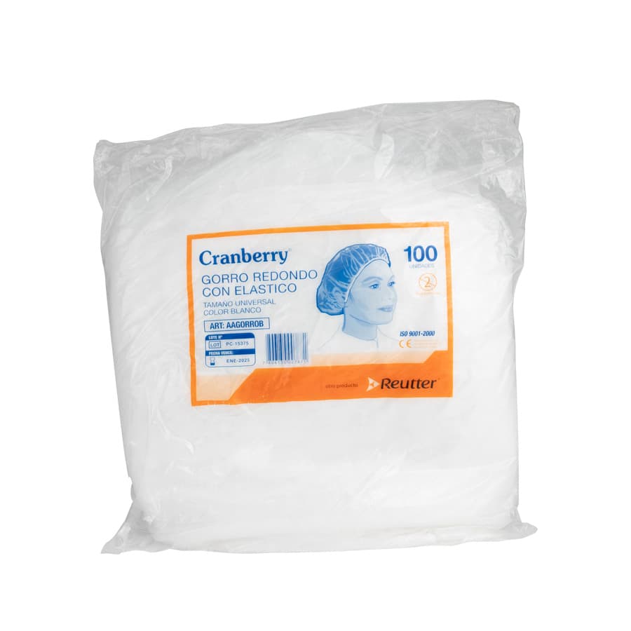Set de 100 cofias (gorros) desechables 2