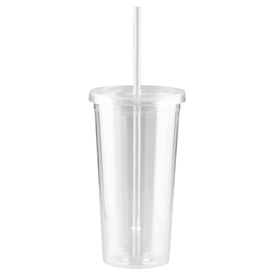 Vaso plástico doble pared aislante 600cc 4