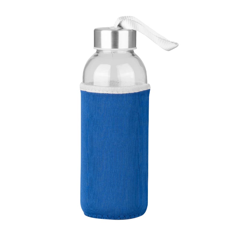 Botella Vidrio Silica con funda 440cc 2