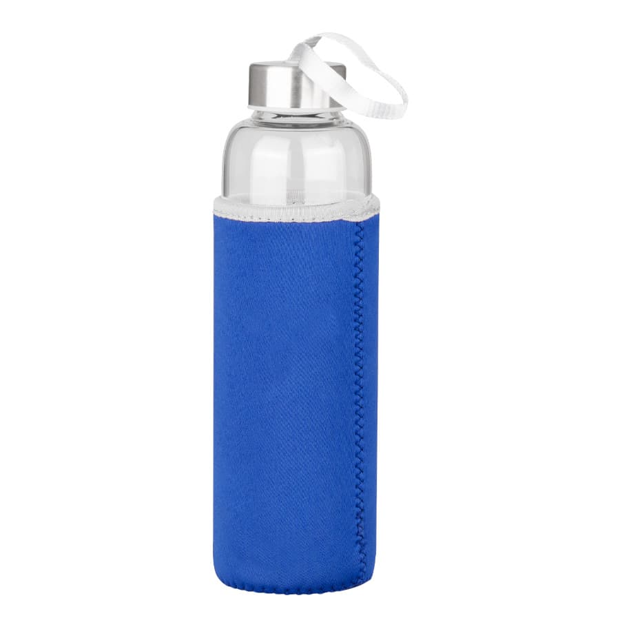 Botella Vidrio Borosilicato con Funda 580cc 2