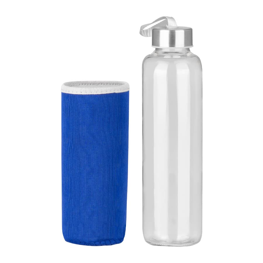 Botella Vidrio Borosilicato con Funda 580cc 4