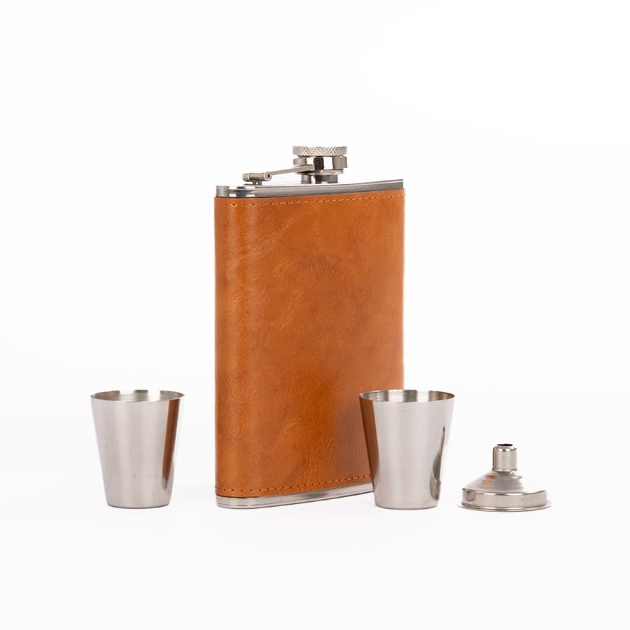Set Petaca + Vasitos «OXFORD» 2