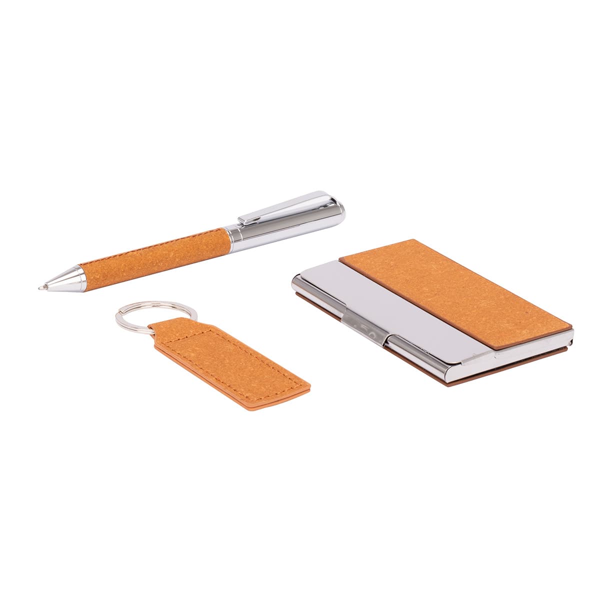 Set TORAJA: Bolígrafo, Llavero y Porta tarjetas 2