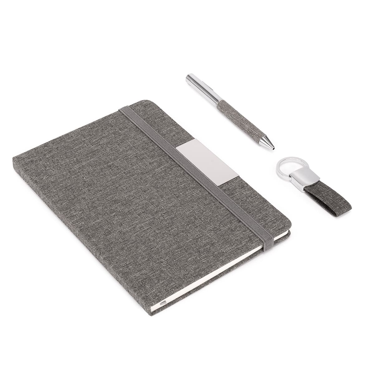 Set PARATY: Libreta de Notas, Bolígrafo y Llavero 2