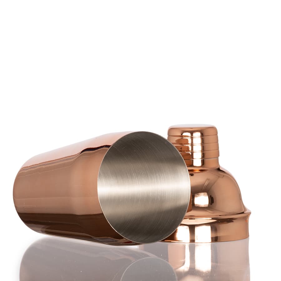 Coctelera metálica encobrizada «COPPER» 500cc 2