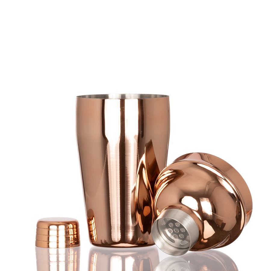 Coctelera metálica encobrizada «COPPER» 500cc 4