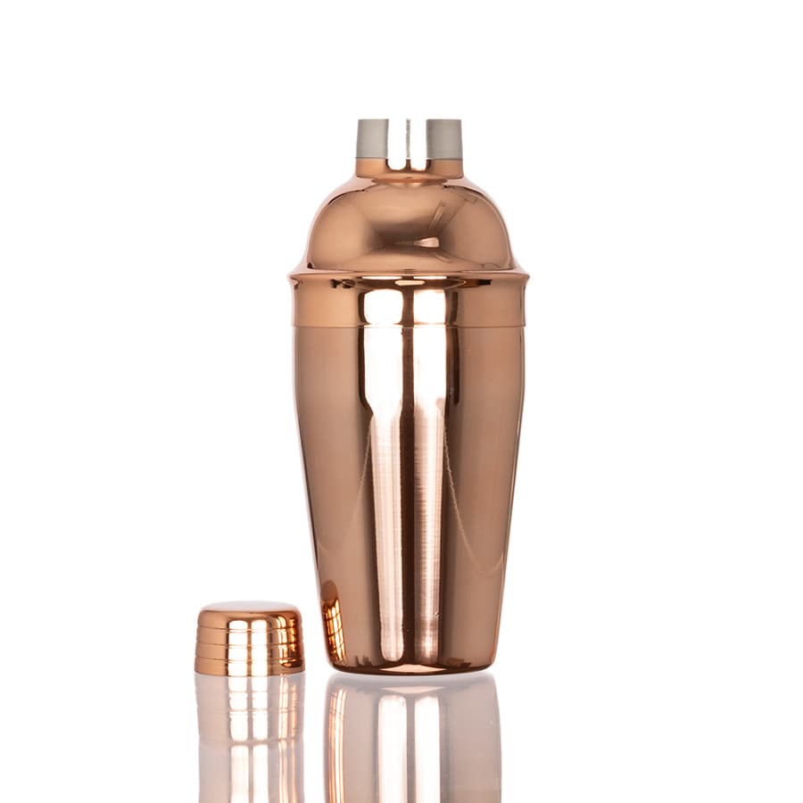 Coctelera metálica encobrizada «COPPER» 500cc 5