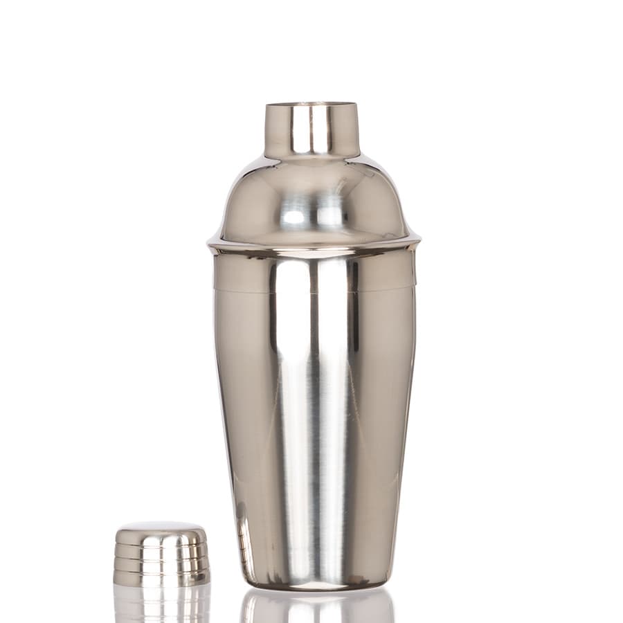 Coctelera metálica plateada «SILVER» 500cc 2