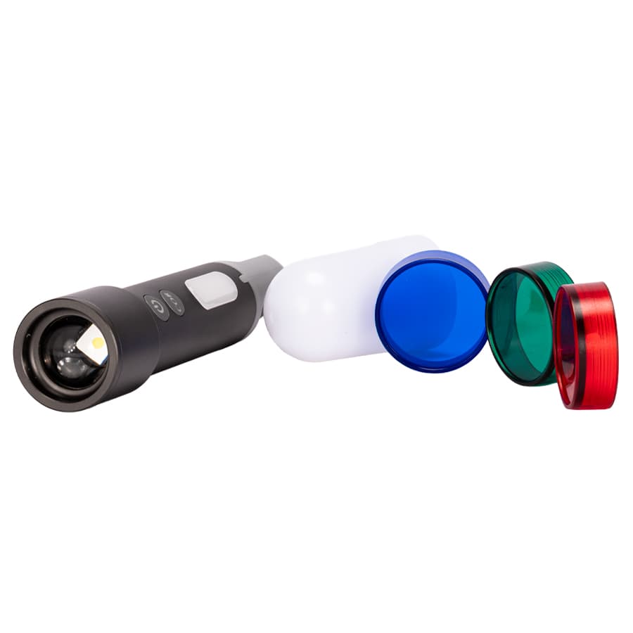 USB Linterna Táctica y lámpara recargable «HOOK» 15-en-1 3
