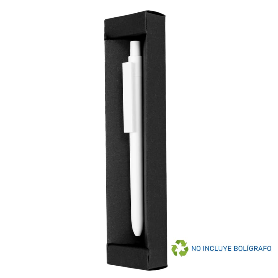 Estuche Porta-Lápiz o Bolígrafo, en cartón negro. 5