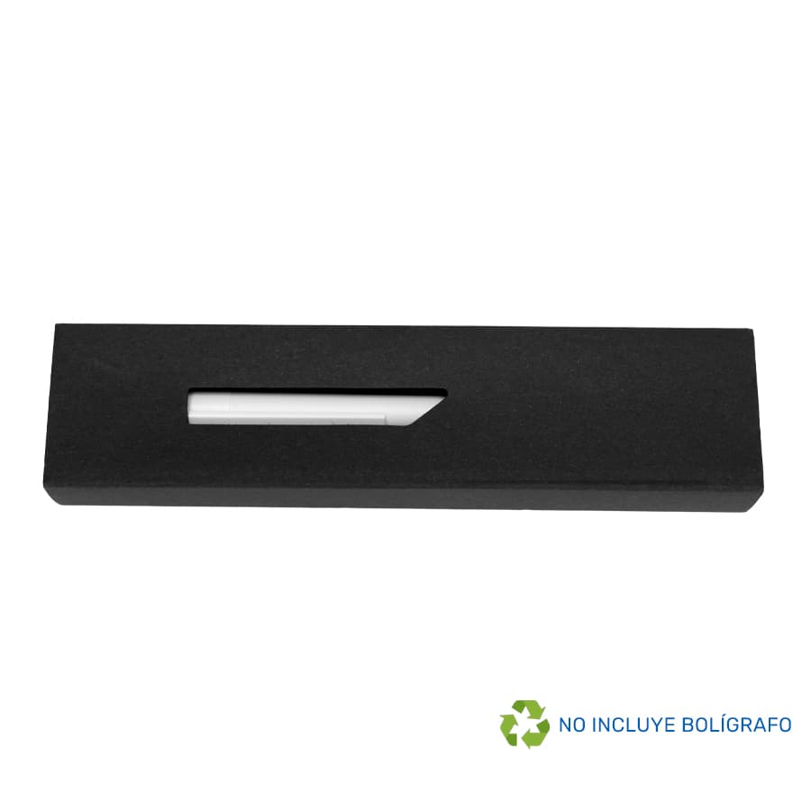 Estuche Porta-Lápiz o Bolígrafo, en cartón negro. 4