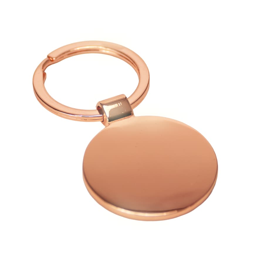 Llavero redondo encobrizado «COPPER» 2