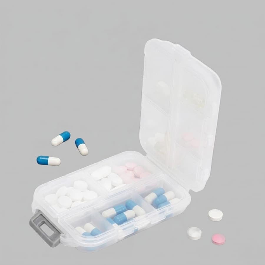 Pastillero Plástico 10 compartimentos «DOCTOR» 4