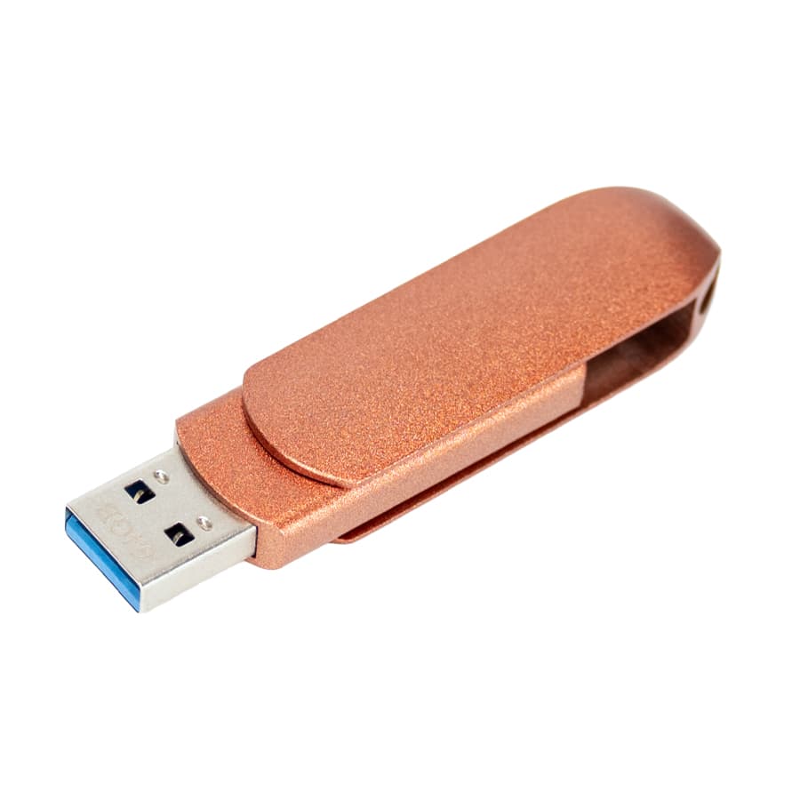 Pendrive giro encobrizado OTG USB 3.0 / Type C, 64GB 3