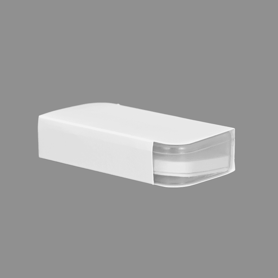 Estuche de PVC translúcido para pendrive giro 2
