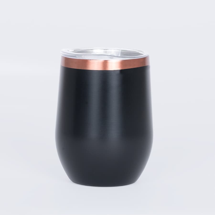 Vaso térmico negro/encobrizado «LEEDS» 350cc 2