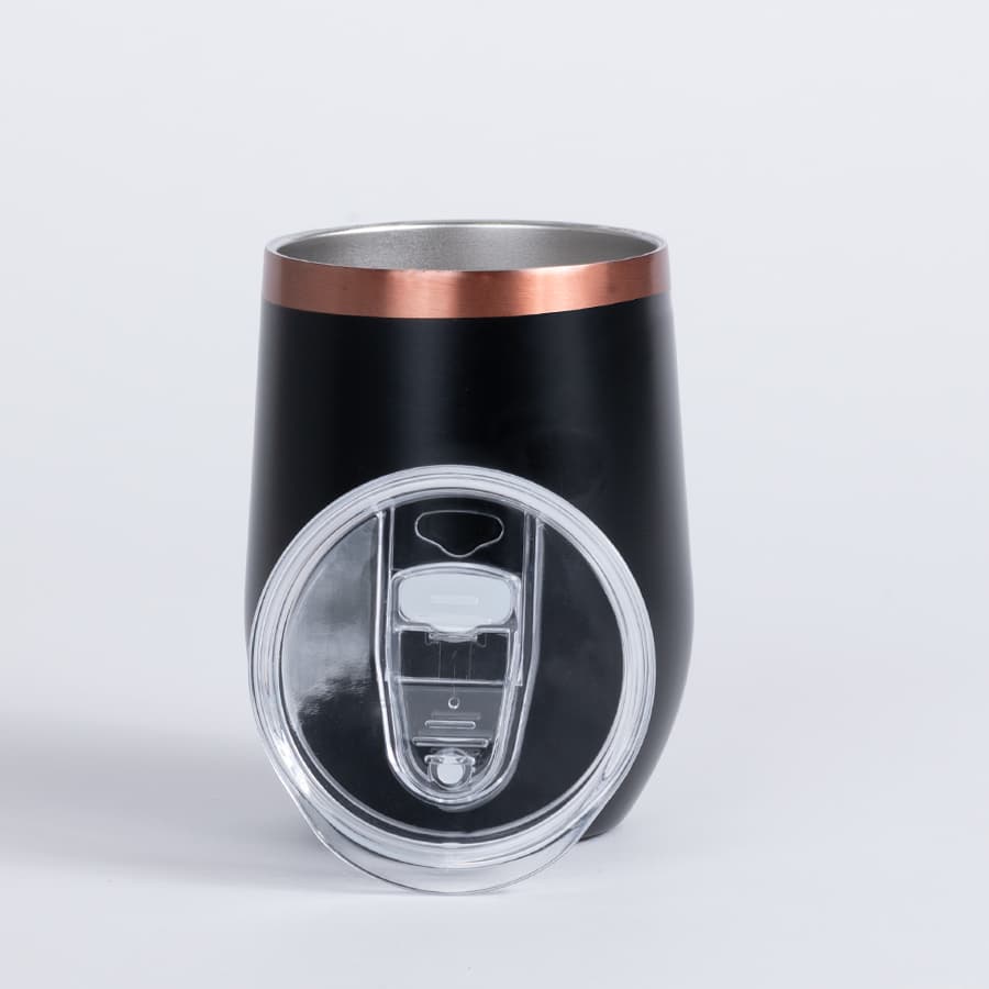 Vaso térmico negro/encobrizado «LEEDS» 350cc 3