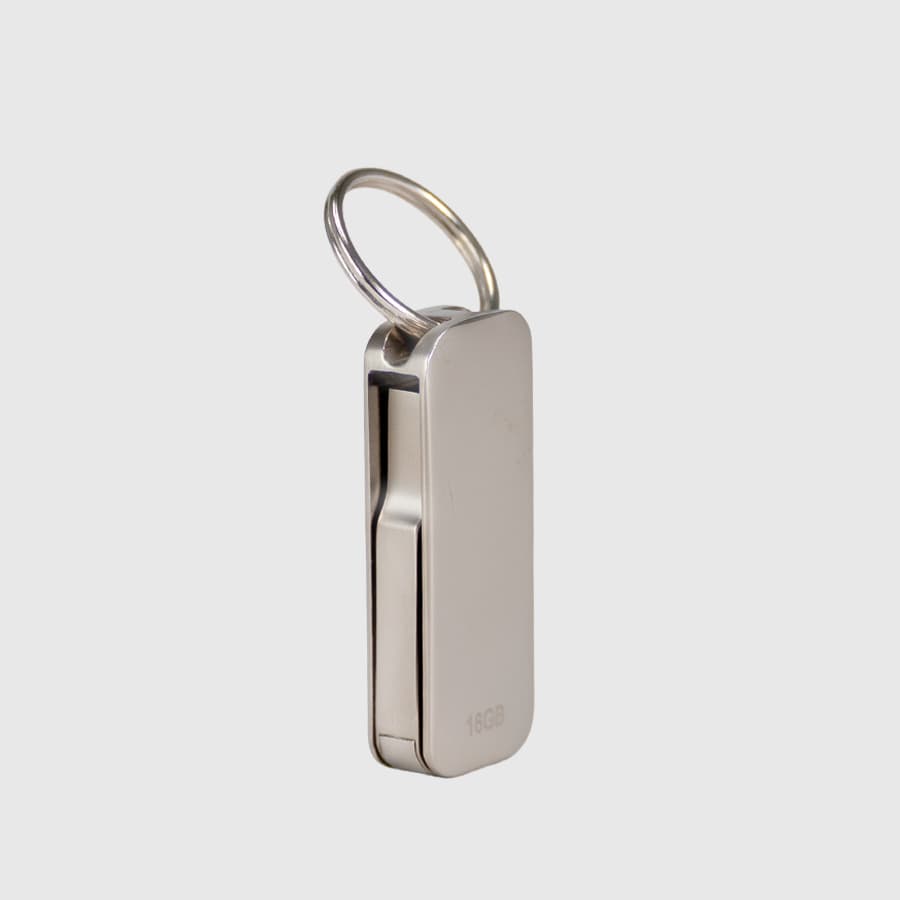 USB 3.0 Pendrive «Swivel» de Acero inoxidable 16GB 3