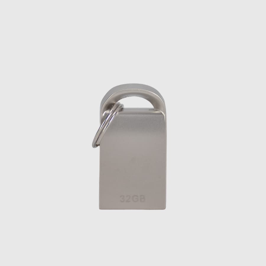 USB 2.0 Mini-Pendrive «Lock» de Acero inoxidable 32GB 2