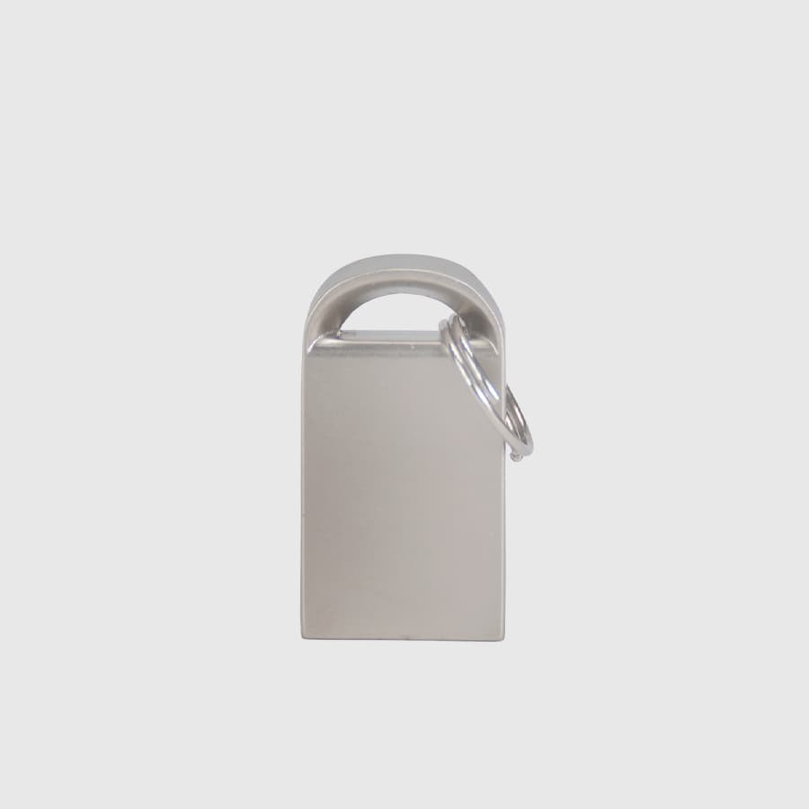 USB 2.0 Mini-Pendrive «Lock» de Acero inoxidable 32GB 4