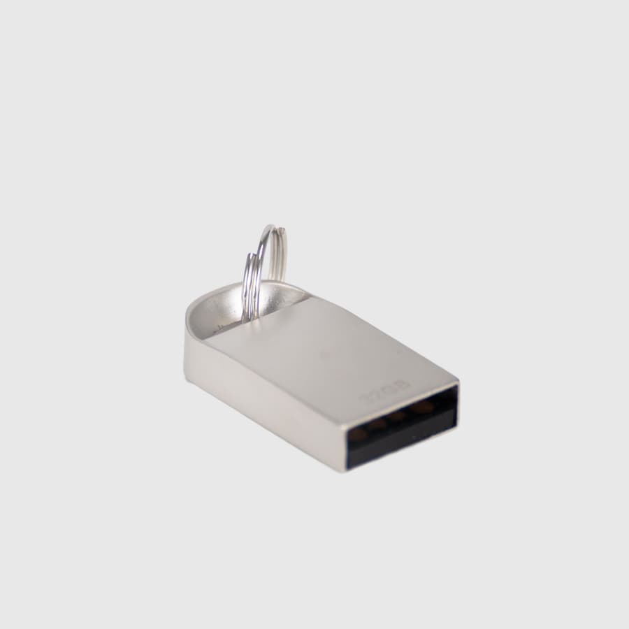 USB 2.0 Mini-Pendrive «Lock» de Acero inoxidable 32GB 5