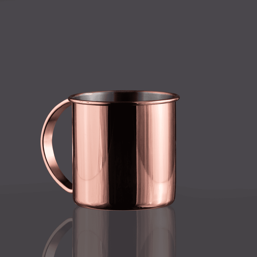 Tazón metálico Encobrizado «COPPER» 1/2 L 4